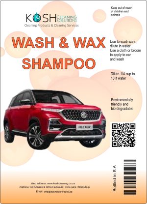 Wash & Wax Shampoo